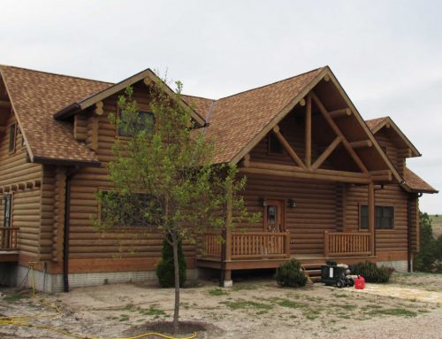 77 Acres Grass & Beautiful Log Home & Steel Building – North of Franklin, NE